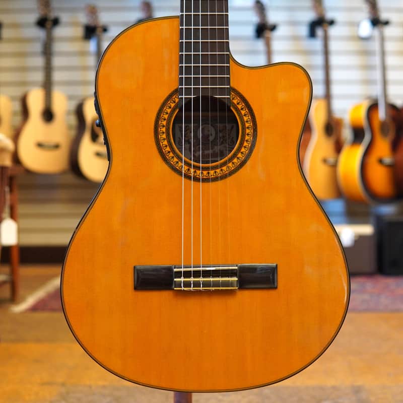 Oscar Schmidt OC11CE Classical Acoustic-Electric Guitar 2012 w/Hard Case image 1