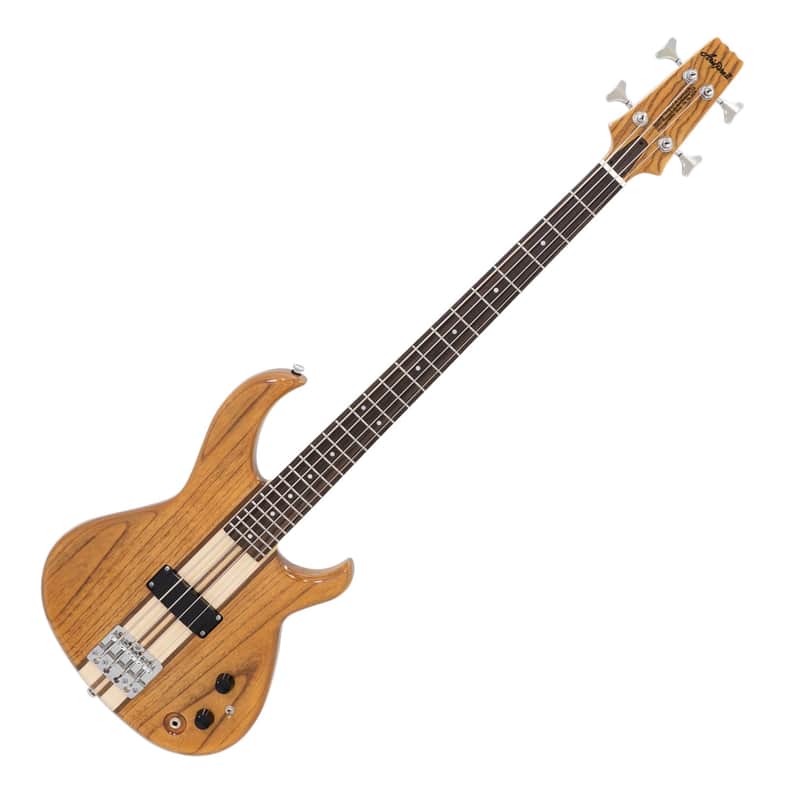 Aria Pro II SB-700 Electric Bass Guitar, Oak Finish (Ash Body, Maple/Walnut Neck) (2024 Reissue) image 1