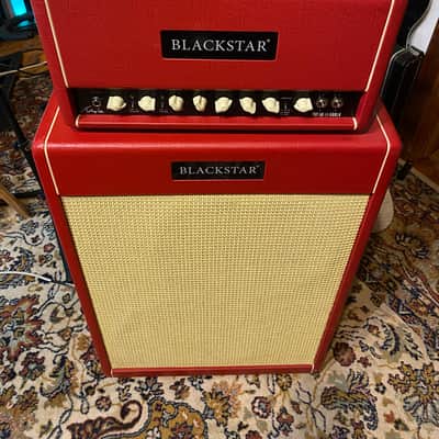 Blackstar St. James TL50 6L6 Toby Lee Signature 2-Channel 50-Watt 2x12" Guitar Amp Half Stack 2023 - Present Red image 2