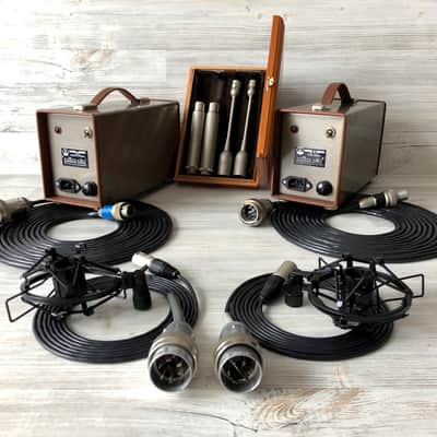1969 Matched Pair Of AKG C28/C30A Nuvistor Tube Mics w/AKG CK28 Capsule & AKG N12 PSU image 4