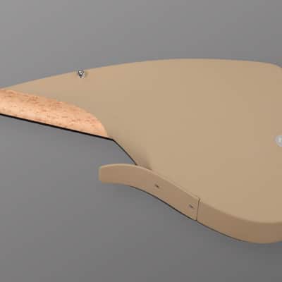 Teuffel Tesla Trem - “Sand” w/ Ebony accents, Birdseye Maple Neck & RWB Trem. NEW (Authorized Dealer) *Video Added* image 11