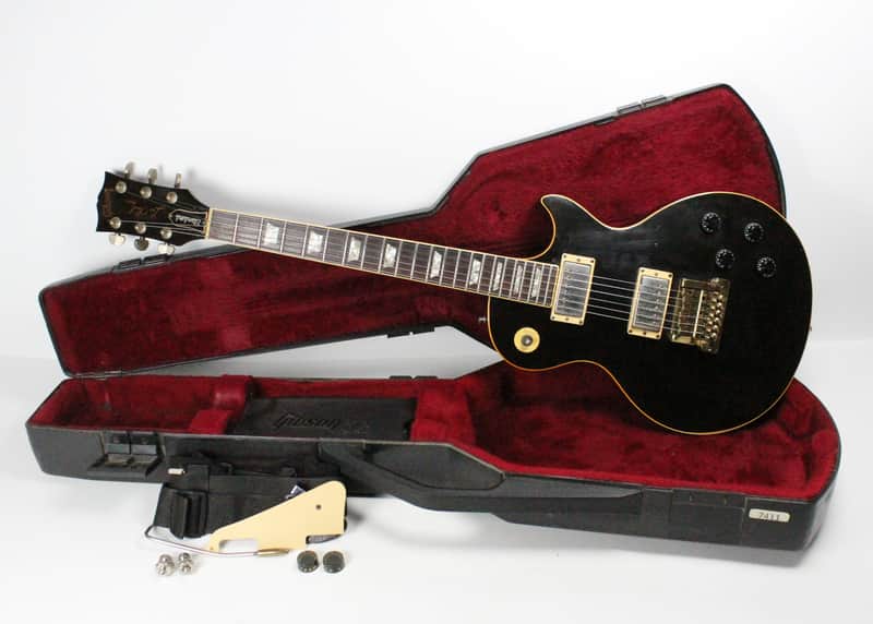 1978 Gibson Les Paul Standard Factory Black Kahler Tremolo ~Killer RELIC~ Chainsaw Case 1970s USA LP image 1
