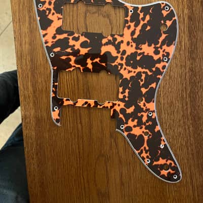 Squier Affinity Jazzmaster pickguard - Leopard Tortoise shell image 2