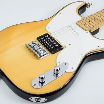ONE of a KIND! Squier '51 Stratocaster/Telecaster/Precision Hybrid, Blonde/Black sides +CASE image 4