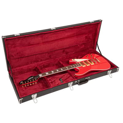 Vintage Electric Guitar JDV34 Joe Doe 'Gas Jockey' Gas Pump Red with Case - image 14