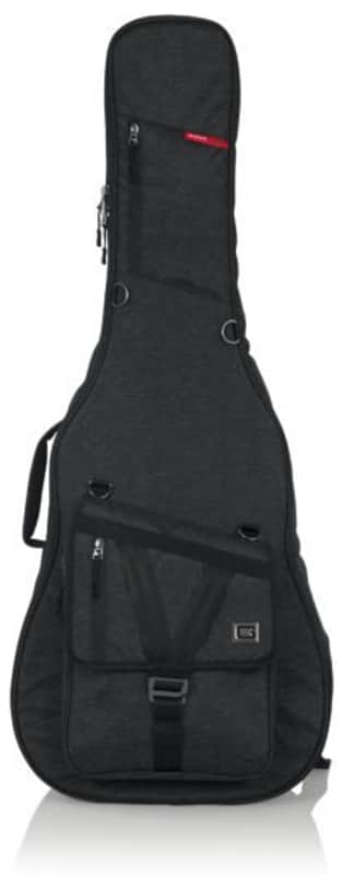 Gator Transit Series Acoustic Guitar Gig Bag - Charcoal Black image 1