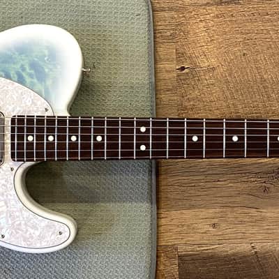 2024 Fender Collection MIJ Hybrid II Telecaster Limited Edition Gloss Larimar Finish Electric Guitar with Original Hardshell Case image 2