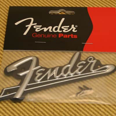 099-4093-000 Genuine Fender Blackface Amplifier Amp Logo Plate & Screws