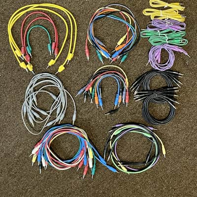 Black Market Modular 6U Bento Box 19" Eurorack Modular Roadcase + Tiptop uZeus + Lots of patch cables image 9