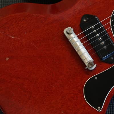 Owned & Played by Wilco's Jeff Tweedy! 1963 Gibson SG Junior Electric Guitar Cherry + OG Case image 5