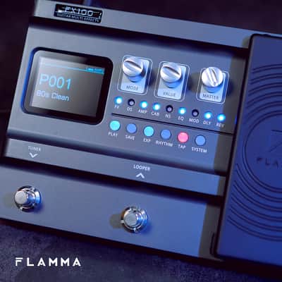 Flamma FX100 Multi Effects Processor with 151 Effects 200 preset 80s Looper 55 Amp Modeling Expression pedal,price include the import duty to US buyer image 6