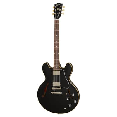 Gibson ES-335 Semi-Hollow Guitar - Vintage Ebony image 2