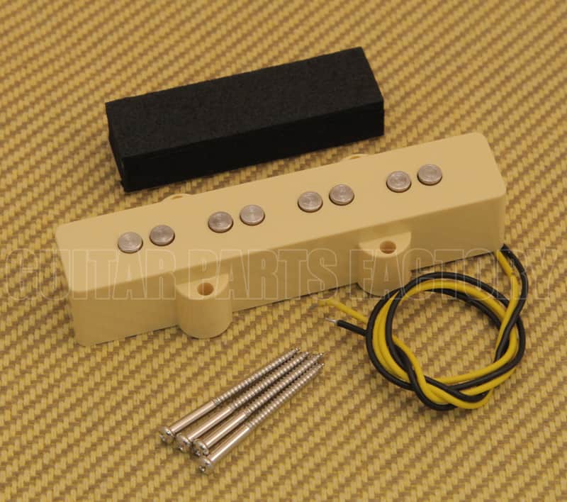 PU-JBB-C Cream Alnico Bridge Pickup For Jazz Bass image 1