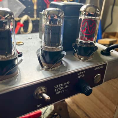 Hand Wired Clone of a Fender 6G3 "Brownface" Deluxe Head 20 Watts Premium Components image 20