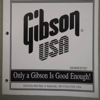 Gibson Authorized Dealer Parts Catalog 1997 image 1
