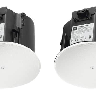 4 JBL Control 426C/T 6.5" Commercial 70v Ceiling Speakers+Crown Amp 4 Restaurant image 2