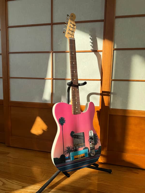 2022 Fender Japan Art Canvas Esquire Hiroshi Nagai No 2. 1 of 30