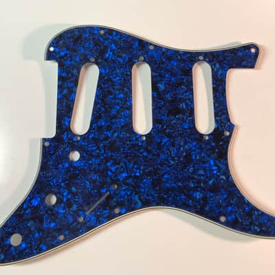 Fender 4-Ply MOTO Stratocaster Pickguard - Blue Pearloid image 1