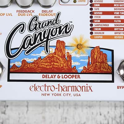 Electro Harmonix Grand Canyon Delay & Looper Pedal Electric Guitar Effects Pedal image 5