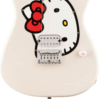 Squier Fender x Hello Kitty White Stratocaster w/bag image 2