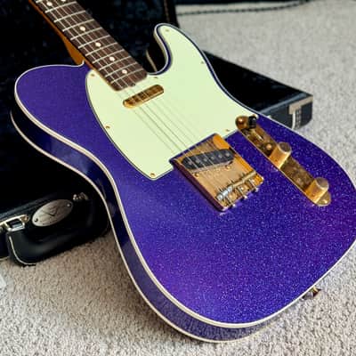 Fender CS "Wildwood 10" Telecaster Custom - Purple Sparkle with Josefina Pickups & John English Neck Profile image 9