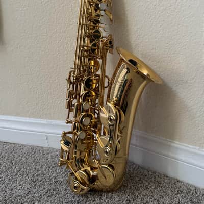 Yamaha YAS-475 Alto Saxophone w/ Selmer S90 mouthpiece & a hard case & accessories image 2