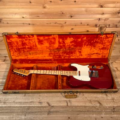 Fender 1980-1981 Standard Telecaster Electric Guitar USED - Red image 7