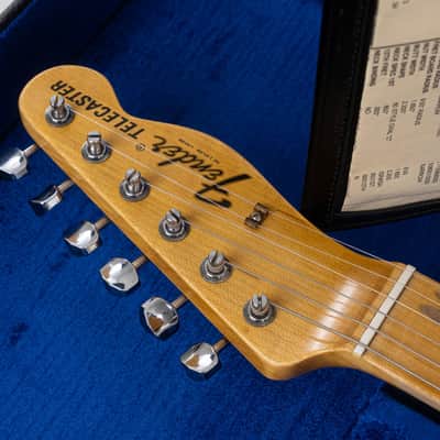 Fender Custom Shop '68 Telecaster Thinline Journeyman Relic Limited Edition Electric Guitar, Maple Fingerboard, Aged Natural image 4