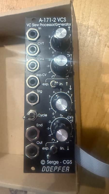 Doepfer A-171-2V Eurorack VC Slew Processor Module (Modified Version - Vintage Black) image 1