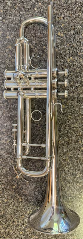 Bach Artisan Stradivarius AB190S Silver Trumpet w/ 3C Megatone & Original Case – Elkhart USA image 1