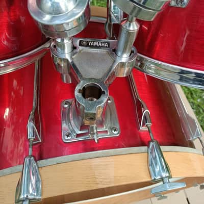 Yamaha YD-9000GA Made in Japan, 80's, 13,14,18,24" - Metallic Cherry, acoustic drumkit image 4