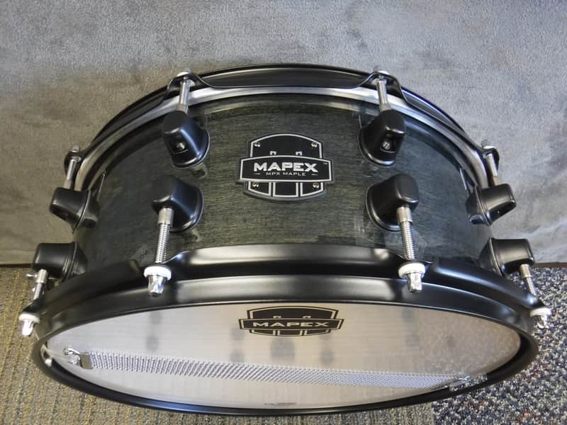 Mapex MPX Maple 14x5.5" Snare...Transparent Black with Black Hardware image 1