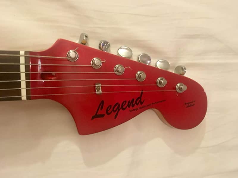 Legend ムスタング(Produced by Aria ProⅡ) Legend Mustang By Aria Pro ii Made In Korea 90s Candy Apple Red
