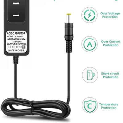New Adapter for Casio Keyboards SA-46 SA-47 SA76 SA-77 SA-78 LK-120 LK-125 LK-127 LK-160 LK-165 LK-240 LK-247 LK-280 CTK-240 CTK-245 CTK-1100 CTK-1150 CTK-1200 CTK-2080 CTK-2300 Power Supply Charger image 2