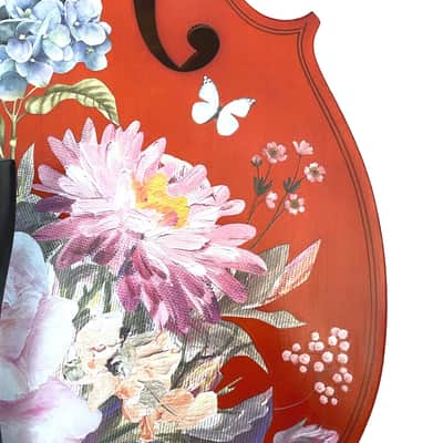 Floral Cello Outfit 3/4 Pearl fine tuners image 3