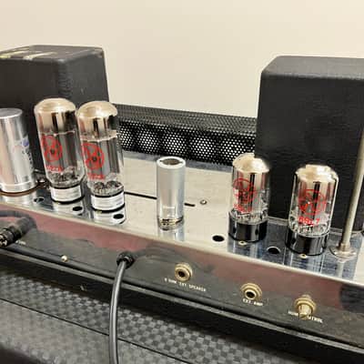1964 Ampeg Portaflex Bass Amp 1x18" - new caps, new tubes image 4