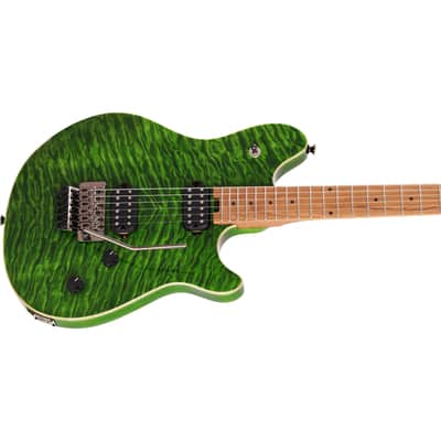 EVH Wolfgang WG Standard Quilt Maple Transparent Green - Electric Guitar image 5