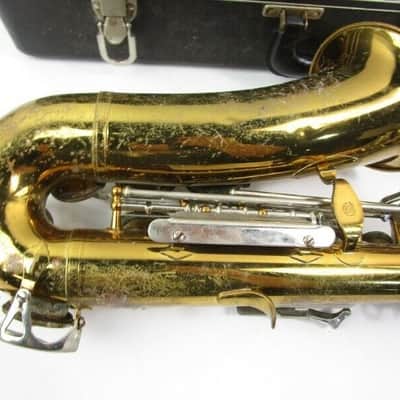 Selmer Bundy-II Alto Saxophone, USA, complete w/ Neck/MP/Case, Good Condition image 10