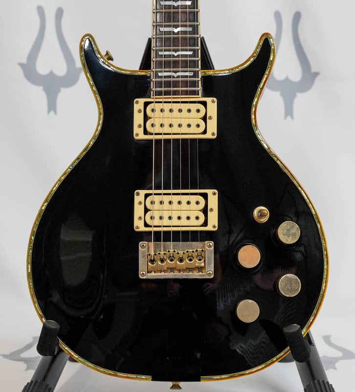 Washburn Eagle 1979 - Black - 5 piece neck through with coil taps image 1