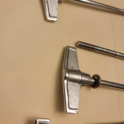 Tama vintage Swingstar/Rockstar/Imperialstar/Superstar bass kick drum T rod handle, qty 8 image 5