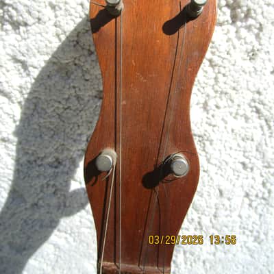 Vintage Tenor Banjo, 1920's, 10 3/4" Head, 17 Fret, Waverly Tailpiece, Clean image 3