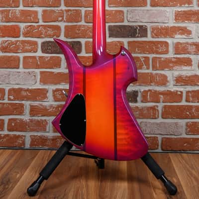 B.C.Rich Mockingbird Custom Tremolo Ultraviolet Sunburst 1985 w/Hardshell Case image 7