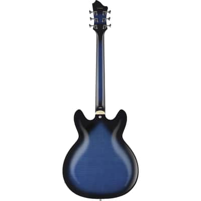 Hagstrom Super Viking Limited Dark Baltic Sea - Semi Acoustic Guitar image 2