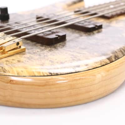 2000 Fodera Imperial Beezelite Buckeye Burl 5-String Bass Guitar Lefty #50662 image 19