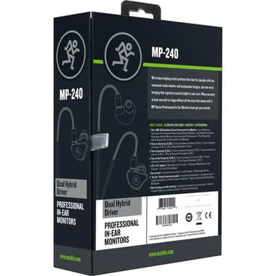 Mackie MP-240 Hybrid Dual-driver Professional In-Ear Monitors-NEW image 6