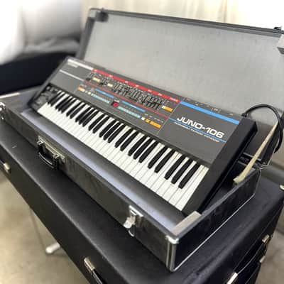 Roland JUNO 106 analog poly synth 1980’s original vintage synthesizer image 2