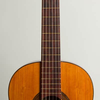 Vicente Tatay  Classical Guitar (late 1930s), period brown alligator chipboard case. image 8