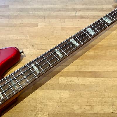 Fender  50th Limited Anniversary Jazz Bass CAR 2010 - Candy Apple Red + Case image 3