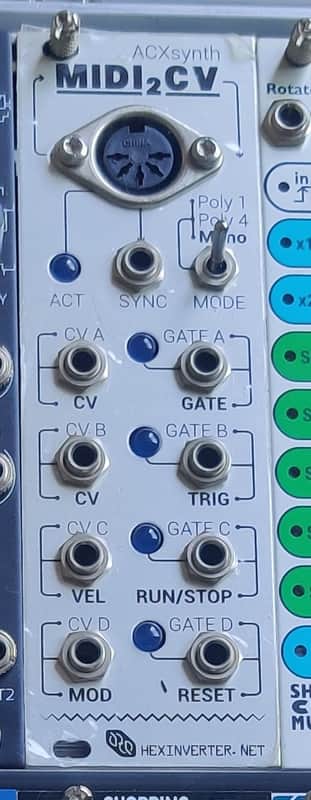 Hexinverter midi2CV 4 channel cv/gate image 1