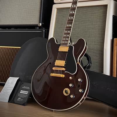 Gibson Custom Shop ES-345 Stereo Reissue Walnut Nur 3,99kg trotz Varitone! Gibson BB.King Customshop Case! 2008 - Walnut image 16